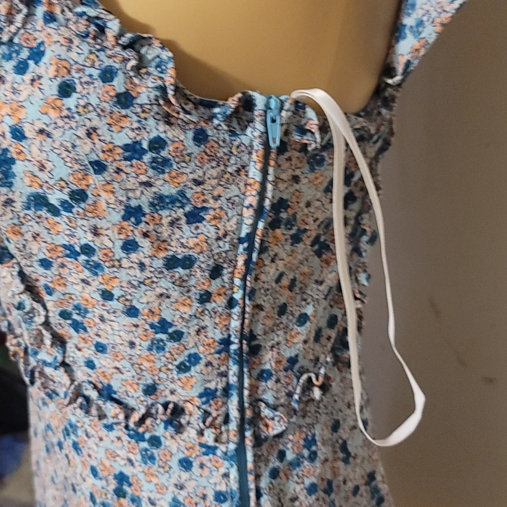 NWT B. Darlin bold floral dress sz 7/8 - Picture 5 of 6